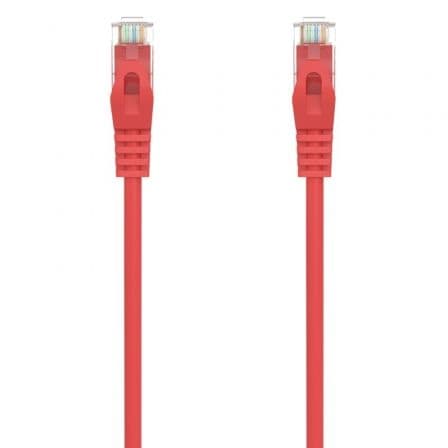 Cable de Red RJ45 AWG24 UTP Aisens A145-0557 Cat.6A/ LSZH/ 30cm/ Rojo