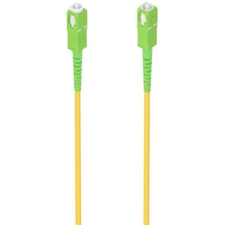 Cable de Fibra Óptica G657A2 3.0 9/125 SMF Aisens A152-0979/ LSZH/ 1m/ Amarillo