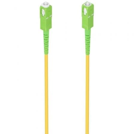 Cable de Fibra Óptica G657A2 3.0 9/125 SMF Aisens A152-0980/ LSZH/ 2m/ Amarillo