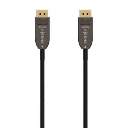 Cable DisplayPort 1.4 AOC 8K Aisens A155-0606/ DisplayPort Macho - DisplayPort Macho/ 10m/ Negro