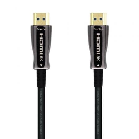 Cable HDMI 2.1 AOC 8K Aisens A153-0519/ HDMI Macho - HDMI Macho/ 30m/ Negro