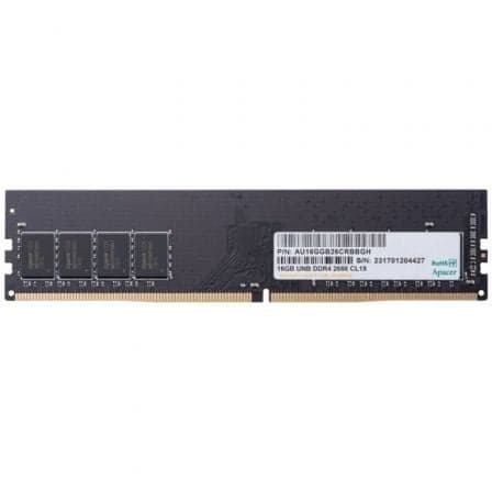 Memoria RAM Apacer EL.16G2V.GNH 16GB/ DDR4/ 2666MHz/ 1.2V/ CL19/ DIMM