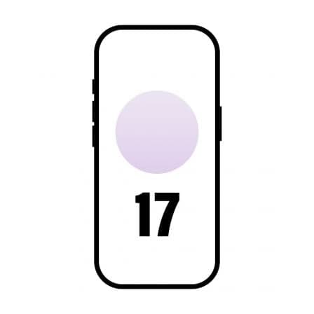 Smartphone Apple iPhone 17 512GB/ 6.3"/ 5G/ Lavanda