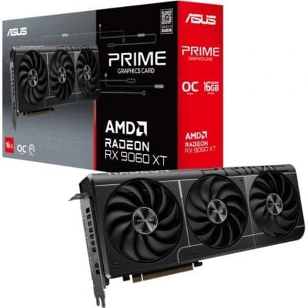 Tarjeta Gráfica Asus Prime Radeon RX 9060 XT OC/ 16GB GDDR6