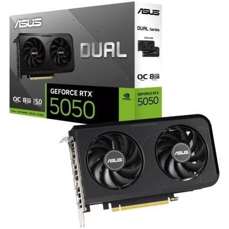 Tarjeta Gráfica Asus Dual GeForce RTX 5050 OC/ 8GB GDDR6