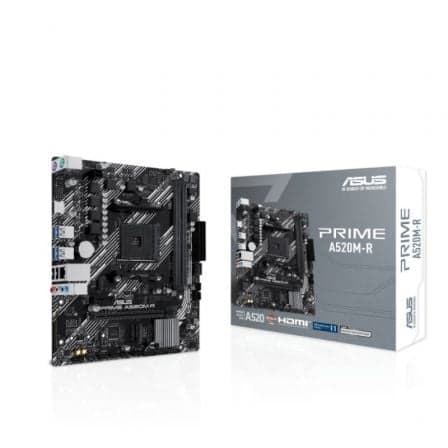 Placa Base Asus Prime A520M-R Socket AM4/ DDR4/ PCIe 3.0/ Micro ATX