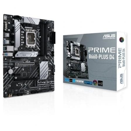 Placa Base Asus Prime B660-PLUS D4 Socket 1700/ DDR4/ PCIe 4.0