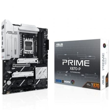 Placa Base Asus Prime X870-P/ Socket AM5/ DDR5/ PCIe 5.0