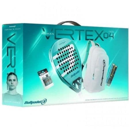 Pack Pala de Pádel Bullpadel Vertex 04 Pro Line W 2026/ Incluye 3 Accesorios