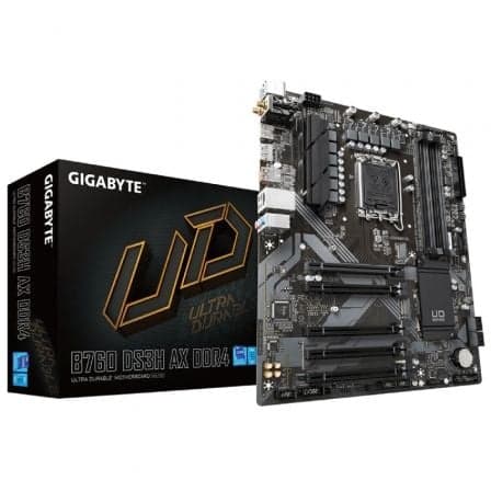 Placa Base Gigabyte B760 DS3H AX DDR4 Socket 1700/ DDR4/ PCIe 4.0