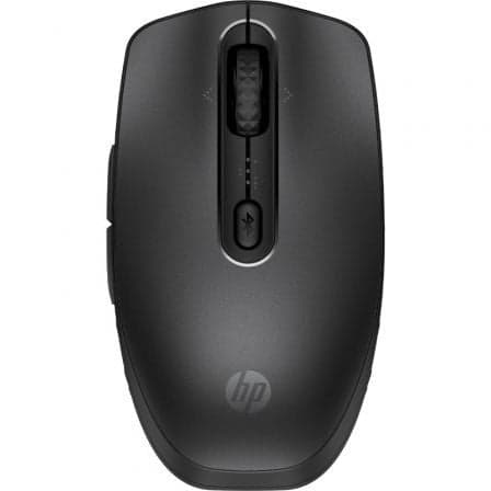 Ratón Inalámbrico HP 695/ Batería Recargable/ Hasta 4000 DPI/ Negro