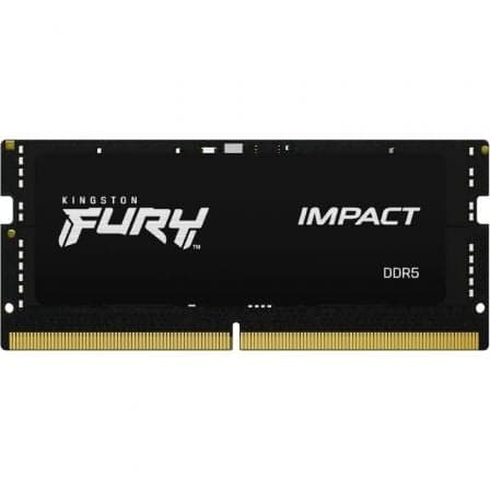 Memoria RAM Kingston FURY Impact 16GB/ DDR5/ 5600MHz/ 1.1V/ CL40/ SODIMM