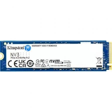 Disco SSD Kingston NV3 2TB/ M.2 2280 PCIe Gen4/ Full Capacity
