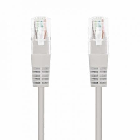 Cable de Red RJ45 UTP Nanocable 10.20.0400-L25 Cat.6/ 25cm/ Gris