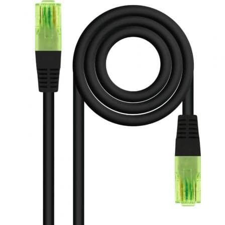 Cable de Red RJ45 UTP Nanocable 10.20.1400-L25-BK Cat.6/ 25cm/ Negro