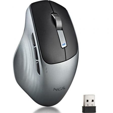 Ratón Inalámbrico NGS Lush-RB/ Hasta 1600 DPI