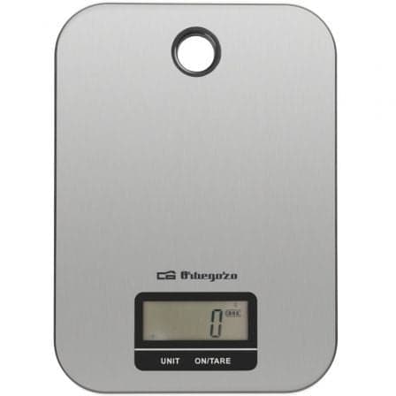 Báscula de Cocina Electrónica Orbegozo PC 1019/ hasta 5kg/ Plata