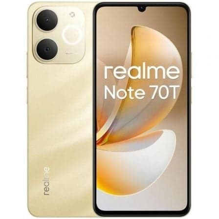 Smartphone Realme Note 70T 4GB/ 128GB/ 6.74"/ Dorado Playa