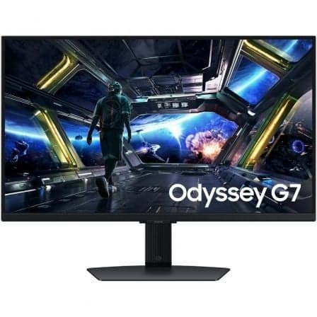 Smart Monitor Gaming Samsung Odyssey G7 G70D S27DG702EU 27"/ 4K/ 1ms/ 144Hz/ IPS/ Multimedia/ Regulable en altura/ Smart TV/ Negro