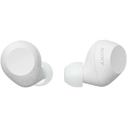 Auriculares Bluetooth Sony WF-C710N con estuche de carga/ Autonomía 12h/ Blancos