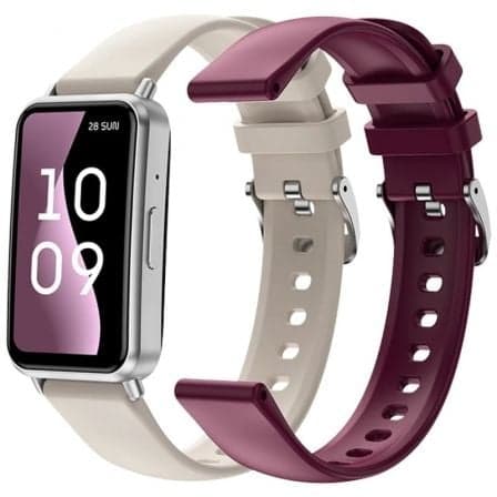 Smartwatch SPC Duo Fit/ Notificaciones/ Frecuencia Cardíaca/ Blanco