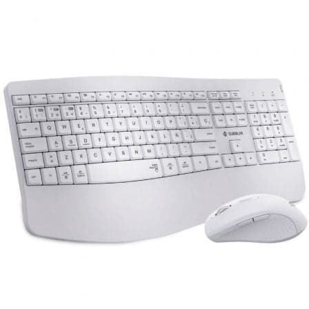 Teclado y Ratón Inalámbrico Subblim Combo Dual Office Prowave/ Blanco