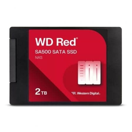 Disco SSD Western Digital WD Red SA500 NAS 2TB/ SATA III/ Full Capacity