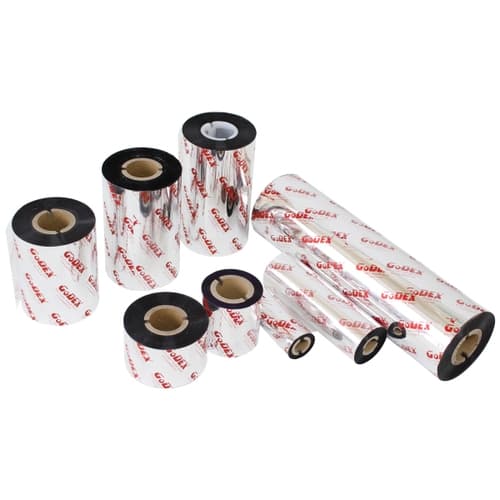 GODEX RIBBON MIXTO. 75 MM. X 300 METROS. CAJA DE 10 ROLLOS