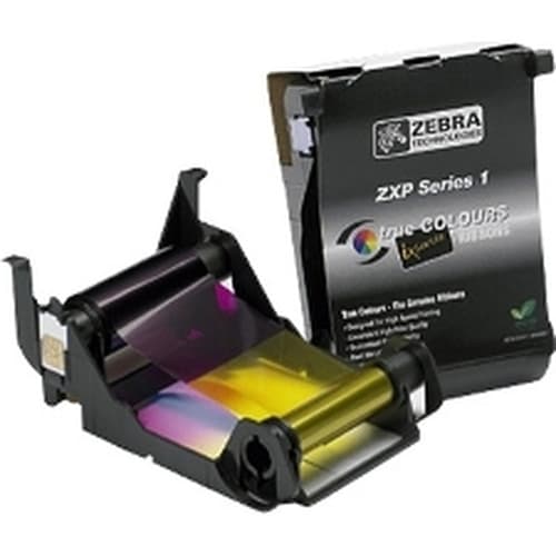 ZEBRA Cinta Zebra True Colours - YMCKO - 100 Tarjetas - Serie ZXP 1