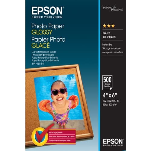 Epson Papel Photo Glossy 10x15cm 500 hojas 200 grs