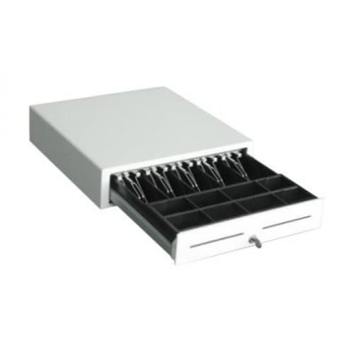 Cajón portamonedas HS-410 41X41cm Blanco 6 pin (conexión impresora)