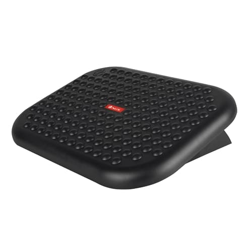 NGS FOOTREST - Reposapies ergonomico - 3 Niveles - Regulable algura - Antideslizante - Negro