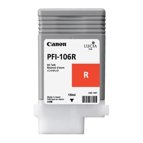 CANON CARTUCHO ROJO PFI106R  IPF6300/6350/6400/6450 130ml