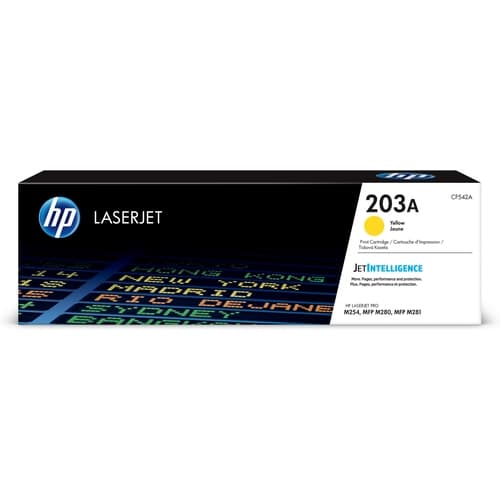 HP TONER 203A AMARILLO Laserjet  Pro M254, MFP M280,MFP M281 1.300pag.