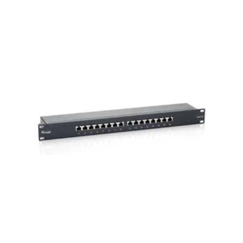 Equip - Patch Panel 16 Puertos Cat.6 - Apantallado - Color Negro