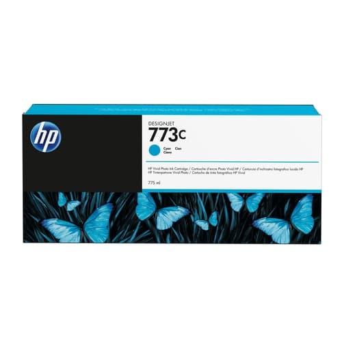 HP Cartucho de tinta DesignJet Z6800 773C cian de 775 ml