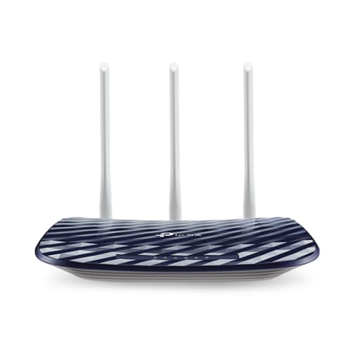 TP-Link - Router Archer C20 AC750 Dual Band 802.11 a/b/c/ac 2.4Ghz 300Mbps + 5Ghz 433MBps - 4 Puertos 10/100 - 1x USB - Antenas Fijas