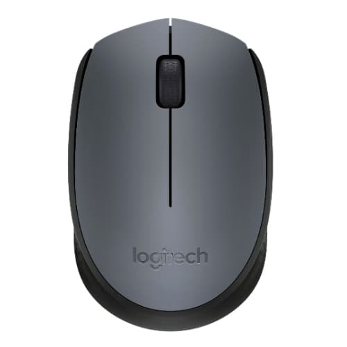 Logitech - Raton M170 - Inalambrico - USB - 1000 dpis - Color Gris