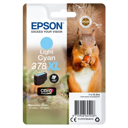 EPSON Cian claro378XL Claria Photo ink (T3795)