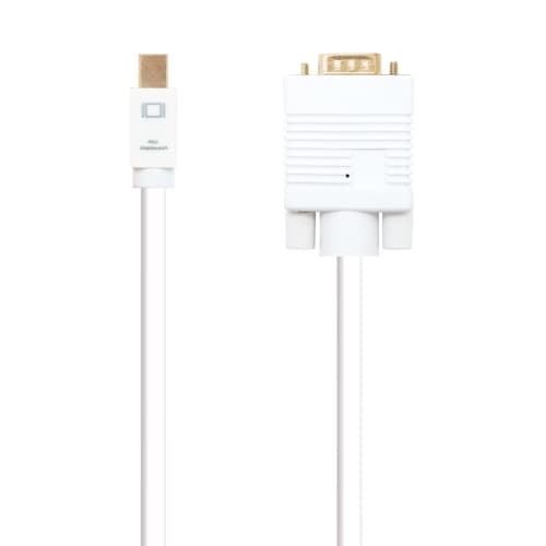 Nanocable - Cable Mini DisplayPort/M a VGA/M - Blanco - Longitud 3.0 m