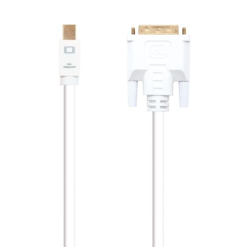 Nanocable - Cable Mini DisplayPort/M a DVI/M - Blanco - Longitud 2.0 m