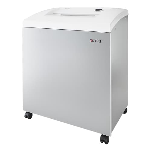 Dahle 614. 9 hojas, partículas 0,8 x 12 mm, ancho boca 310 mm, 140 litros, lubricación automática