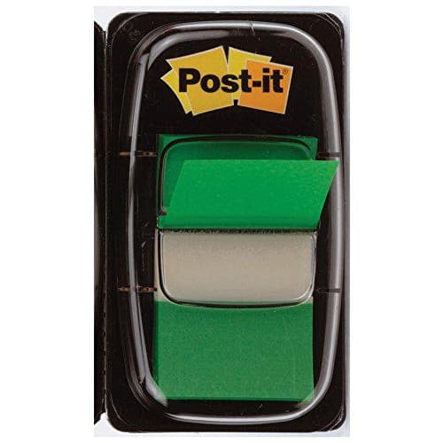 POST-IT INDEX 680 DISPENSADOR 1X50 VERDE -12U-