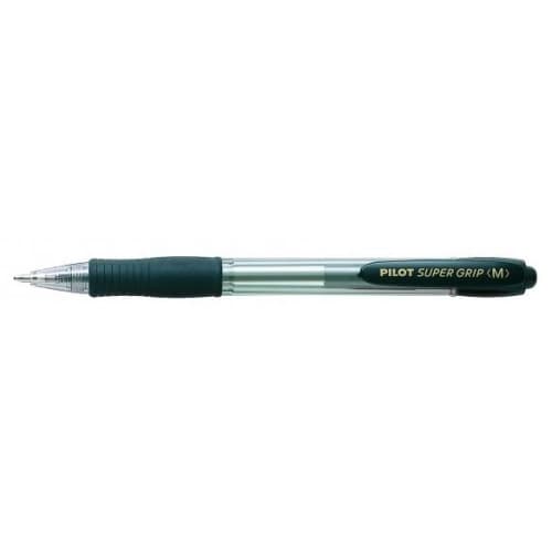 PILOT BOLIGRAFO SUPERGRIP NEGRO -12U-