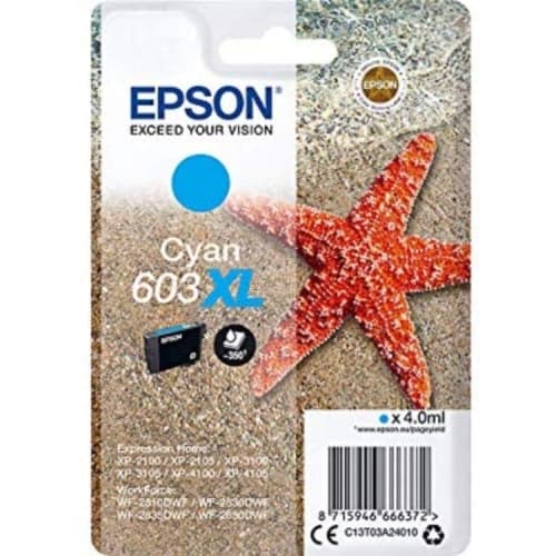 EPSON cartucho 603XL cian - Estrella de mar