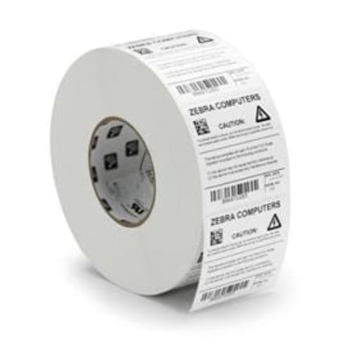 Zebra Z-Perform 3005807 Etiqueta térmica - Permanente Adhesive - 76 mm Width x 51 mm - Rectángulo - Transferencia térmica - Blanco - Papel - 3100 / Roll - 6 / Caja