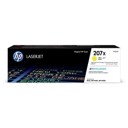 HP Toner LaserJet 207A amarillo (2450 páginas) M225 M282 M283