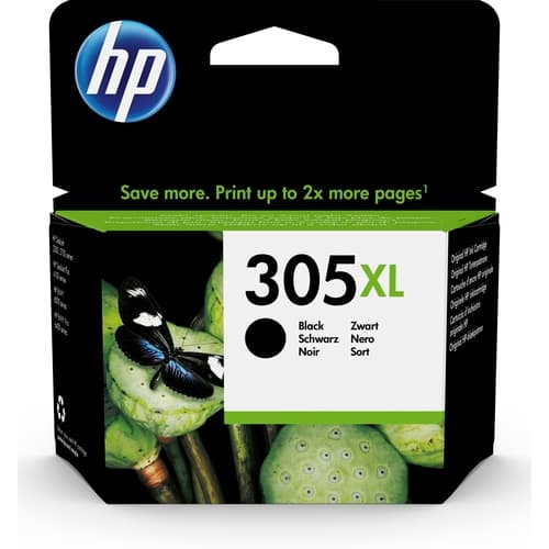 HP CARTUCHO NEGRO Nº305XL - DESKJET 2300, 2700 SERIE, PLUS 4100, ENVY 6000, PRO 6400