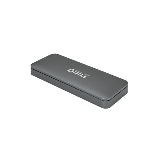 TooQ - Caja externa TQE-2281G para SSD M.2 NGFF - USB 3.1 GEN1 - Gris