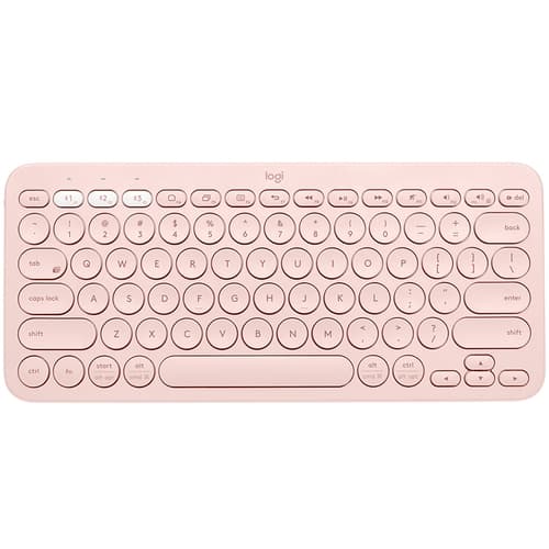 Logitech K380 Teclado Compacto Inalmbrico por Bluetooth Rosa